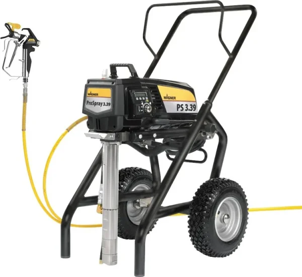 Pompe Electrique Airless Wagner - ProSpray 3.39 sur chariot