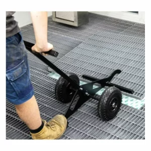 chariot pour déplacer les grilles de cabine de peinture